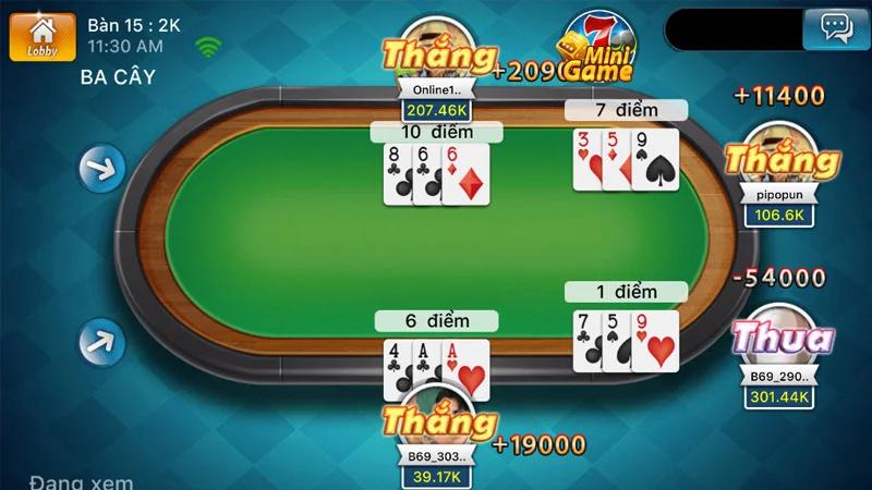 game bai 3 cay online 1 Bài 3 cây được nhiều bet thủ yêu thích